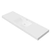Grand Countertop with Single Integrated Basin